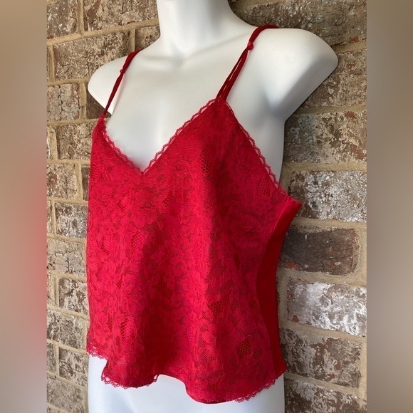 Vintage Victoria Secret Golden Label Lace Camisole Slip Top Size Medium - Picture 2 of 9